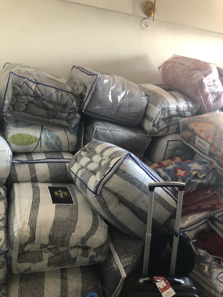 Spreading Warmth: Blanket Distribution in Winter